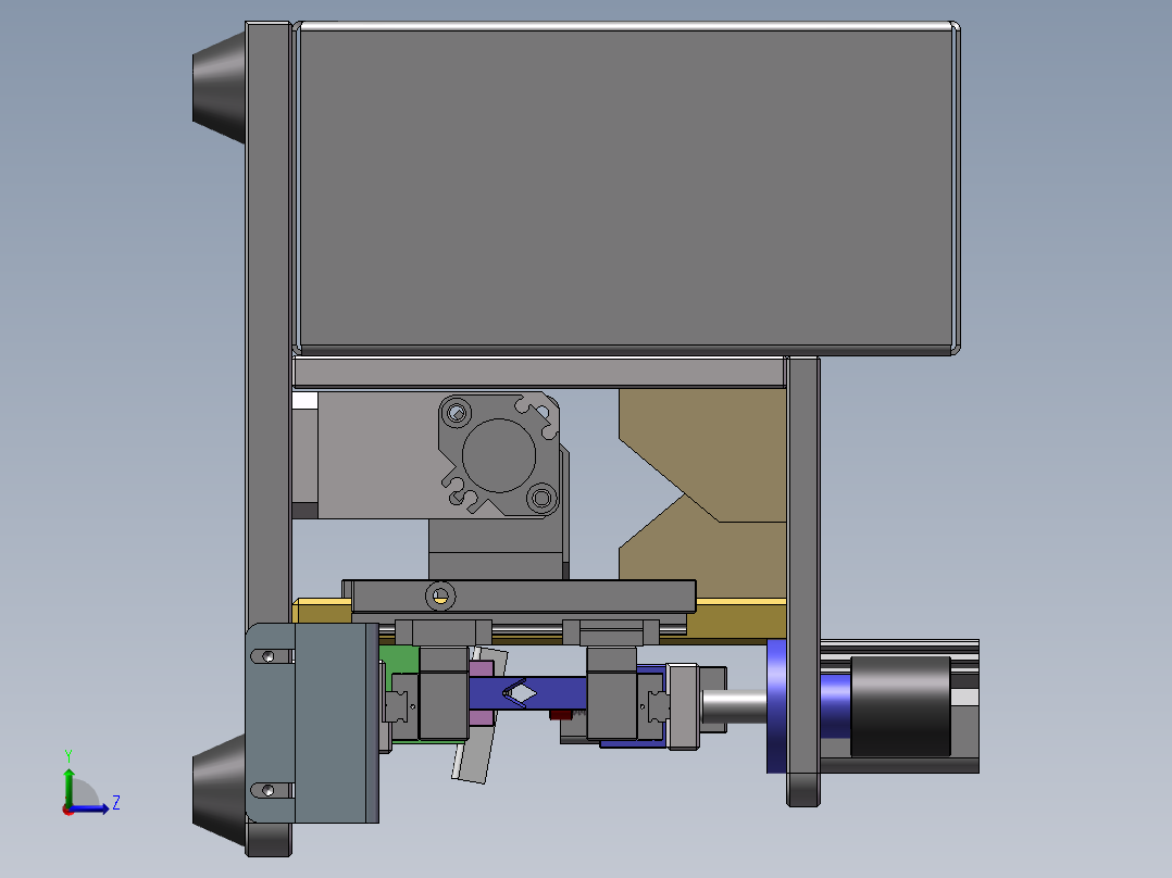 机械设计剥线机左视图