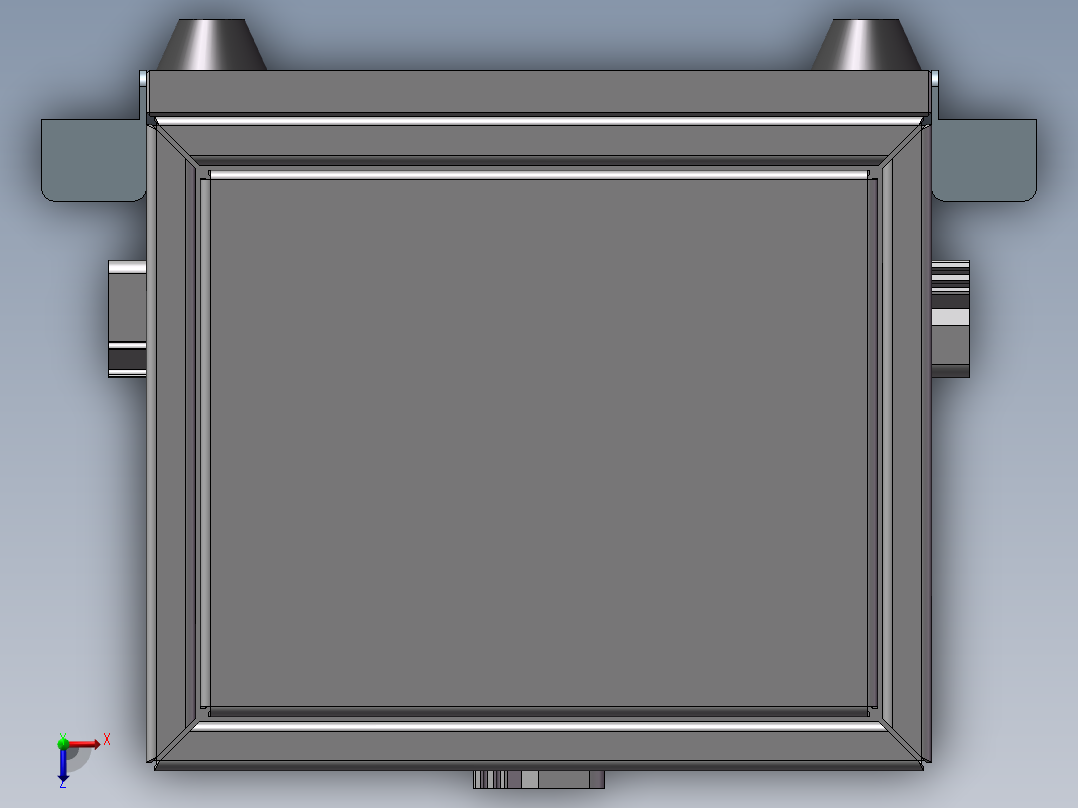 机械设计剥线机俯视图