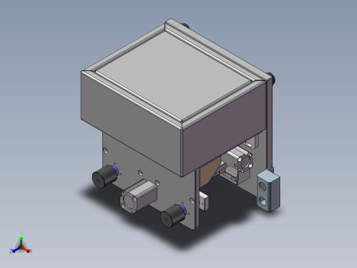 机械设计剥线机正等轴测缩略图