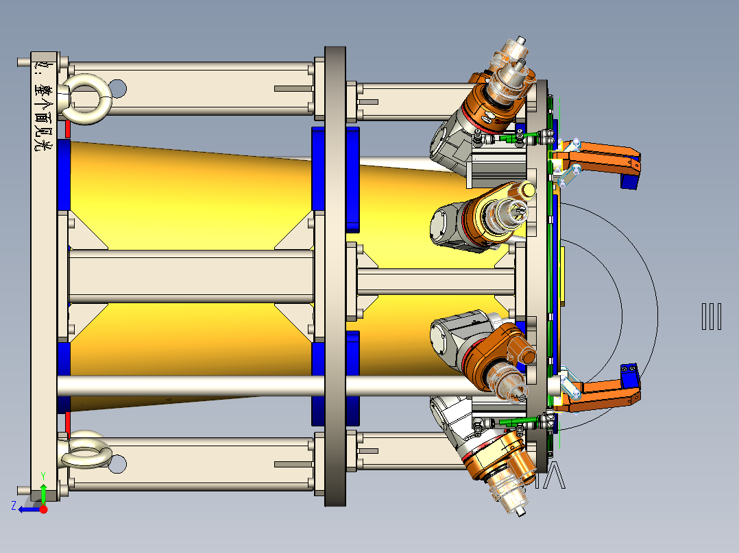 SHY-jb7-1_1-11-治具装备图右视图
