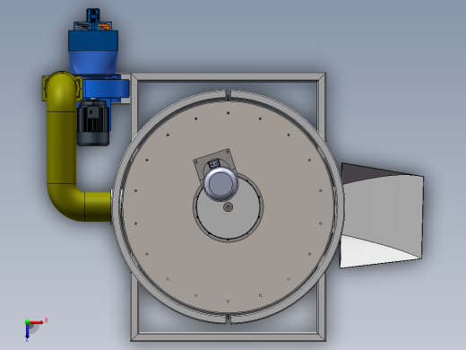 基于SolidWorks的粮食烘干机设计-LW资料俯视缩略图