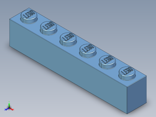 乐高套装 4421基本积木-4172684 - 3009 Medium Blue Brick 1 x 6.STEP