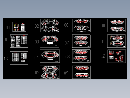 厦门某海关空调通风防排烟工程图