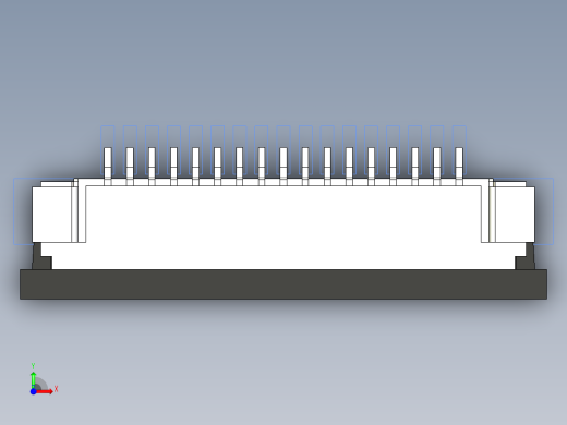 连接器 SM-FFC3B05-17-T前视缩略图
