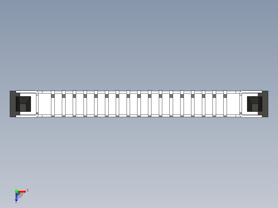 连接器 SM-FFC3B05-17-T俯视图