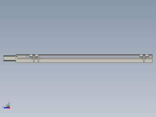 直线模组LHA6-S750-M-100W(16丝杆)设计图纸右视缩略图
