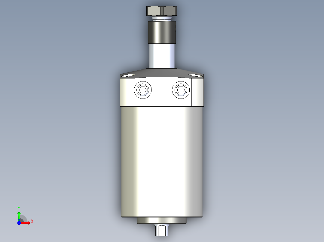KOSMEKWHE2500-2GRD多系列多零件图纸模型前视图