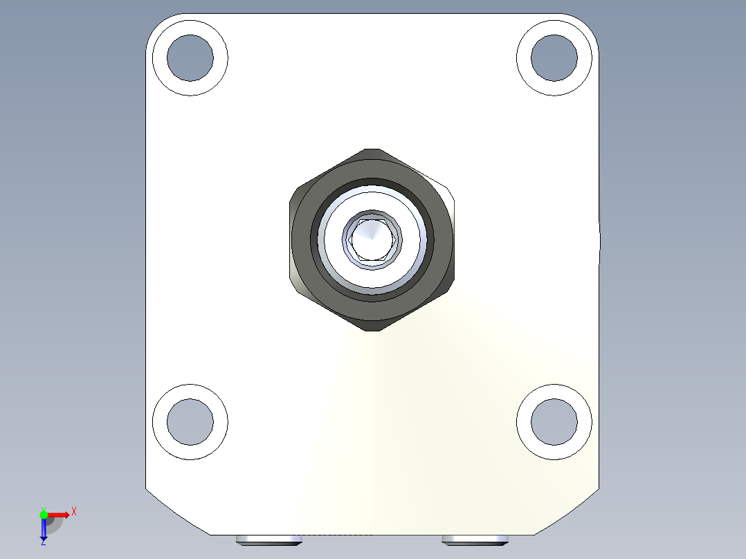 KOSMEKWHE2500-2GRD多系列多零件图纸模型俯视图