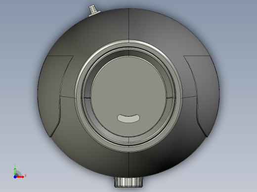 小型家用加湿器结构设计及水箱模具设计含proe三维及16张CAD图前视缩略图