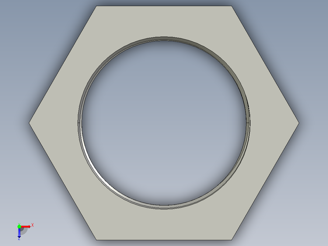 船舶管路系统SeaCor_ReducerBushing_FPTxSPIG_37J138422_4in x 3in俯视图