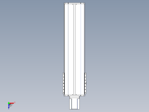 东锦丝杆传动-直线滑台模组DH270-C-L10-S800-BC-T1000W-C3俯视缩略图