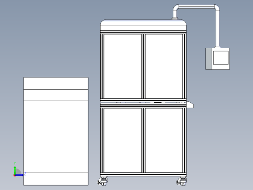 膜片激光焊接机左视缩略图