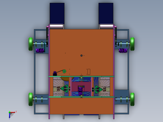 蓝莓收获机俯视缩略图