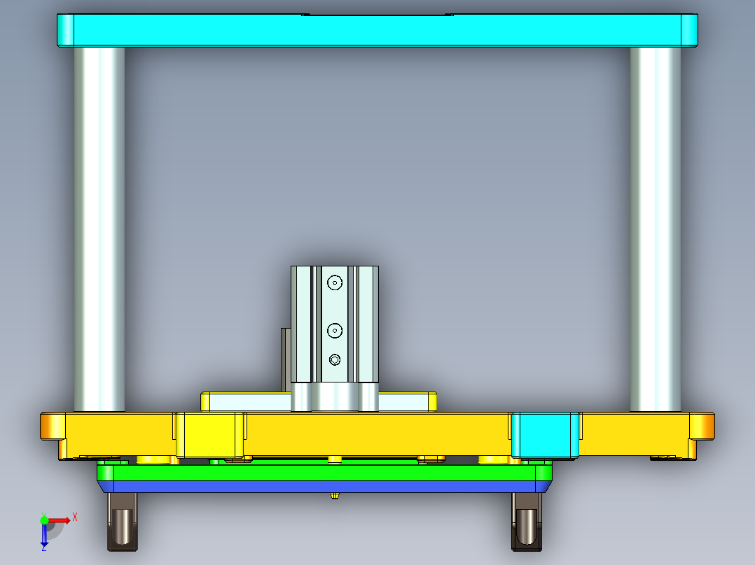 x555-top-笔记本CNC工装夹具三维模型cnc1-0711俯视图