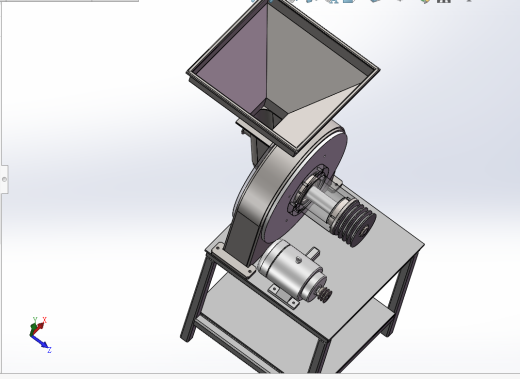 大豆粉碎机sw18可编辑缩略图