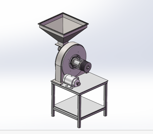 大豆粉碎机sw18可编辑缩略图