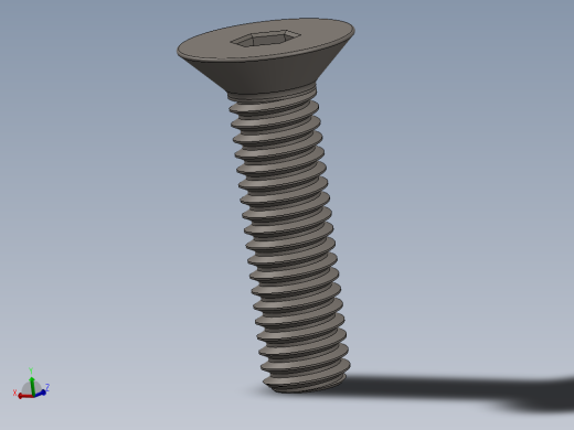 Screw_ISO_10642_M4x16_A2.SLDPRT主视缩略图