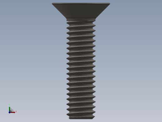 Screw_ISO_10642_M4x16_A2.SLDPRT前视缩略图