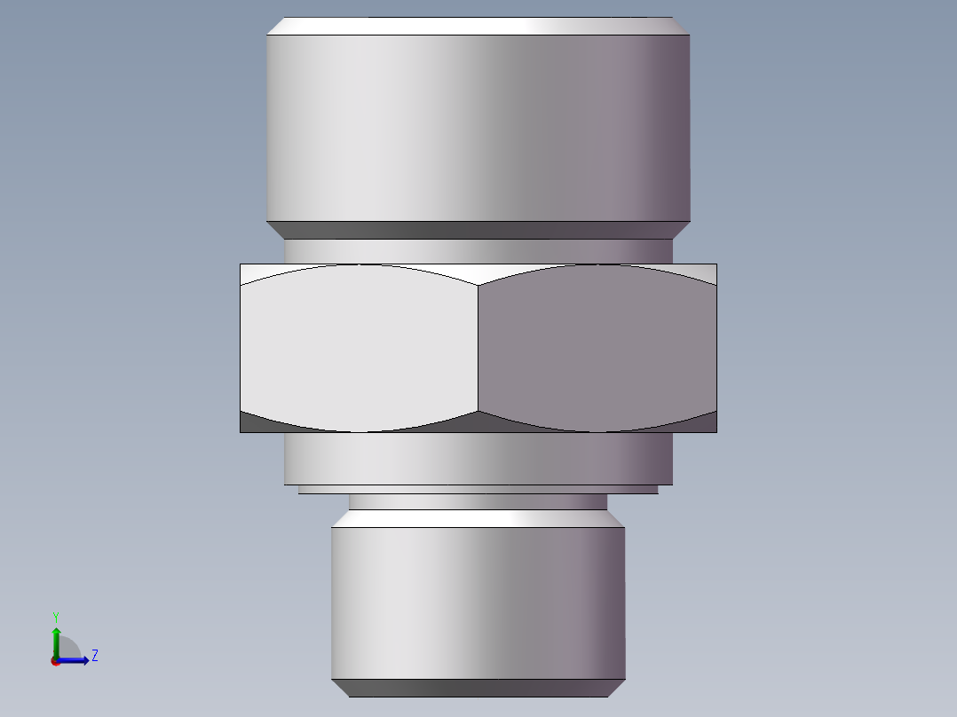 英制管螺纹ED密封、1DB-24-06WD左视图
