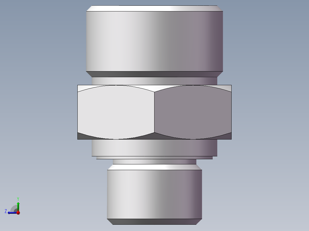 英制管螺纹ED密封、1DB-24-06WD右视图