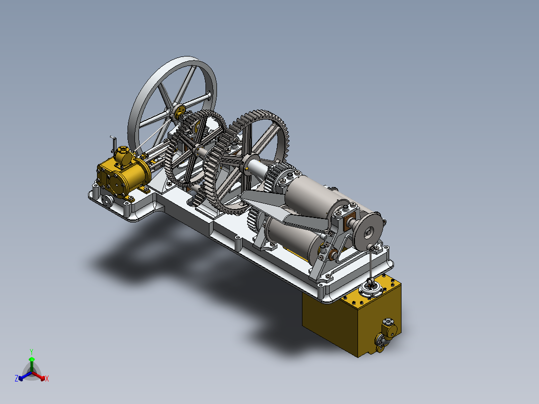榨汁机(17)正等轴测图