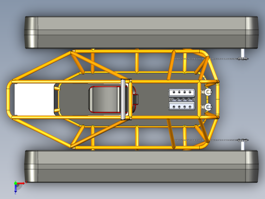 B2004072-履带式越野车俯视缩略图