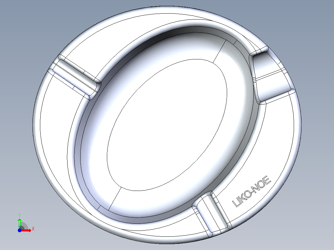 烟灰缸(3)前视图