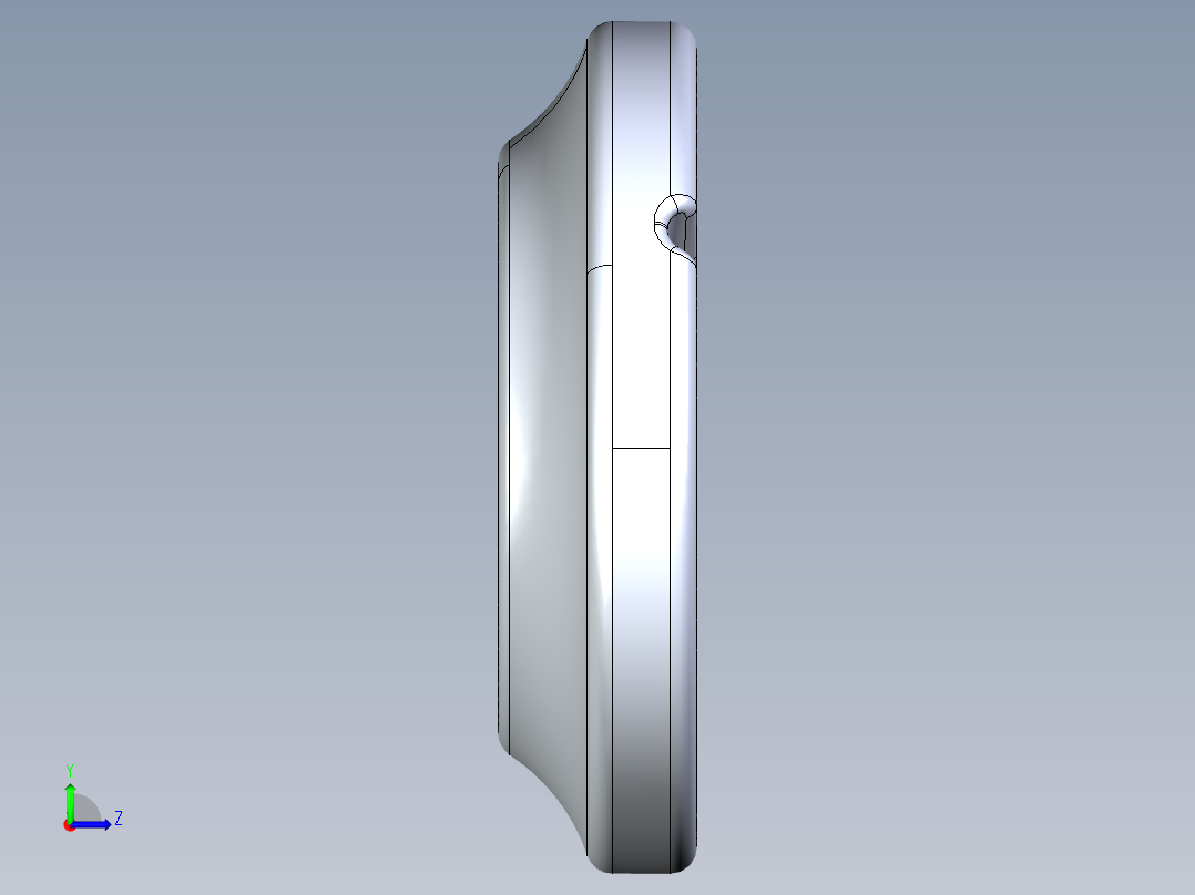 烟灰缸(3)左视图