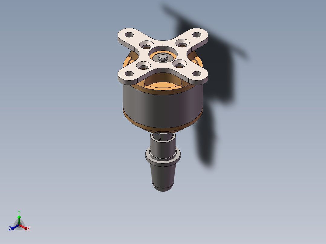 A2212航模无刷电机正等轴测图