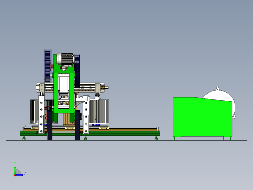 镇流器冲压T片组装生产线左视缩略图