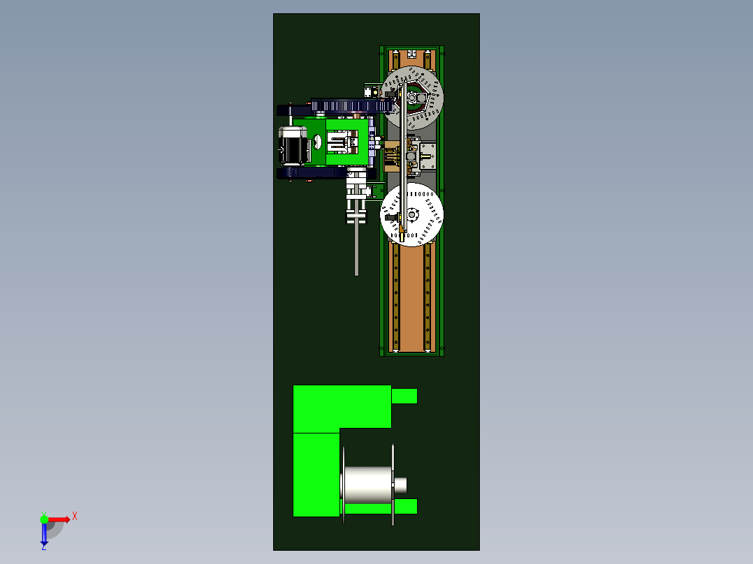 镇流器冲压T片组装生产线俯视图