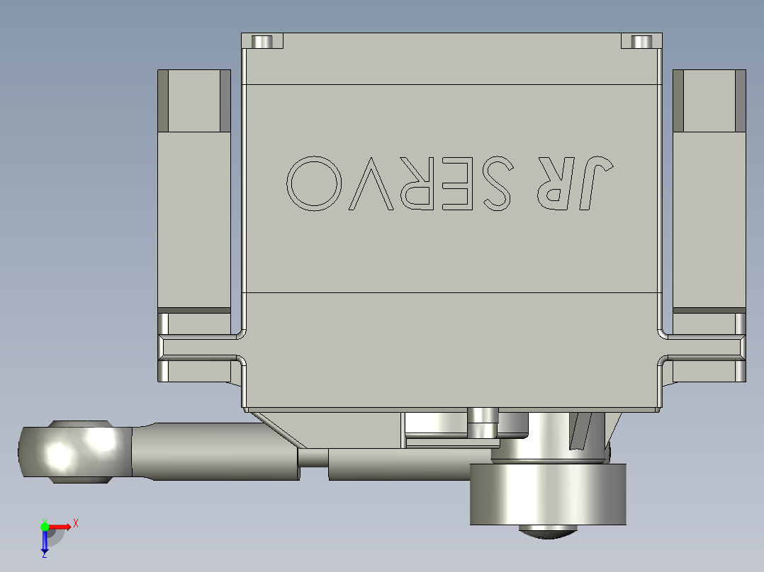 舵机连杆总成俯视图