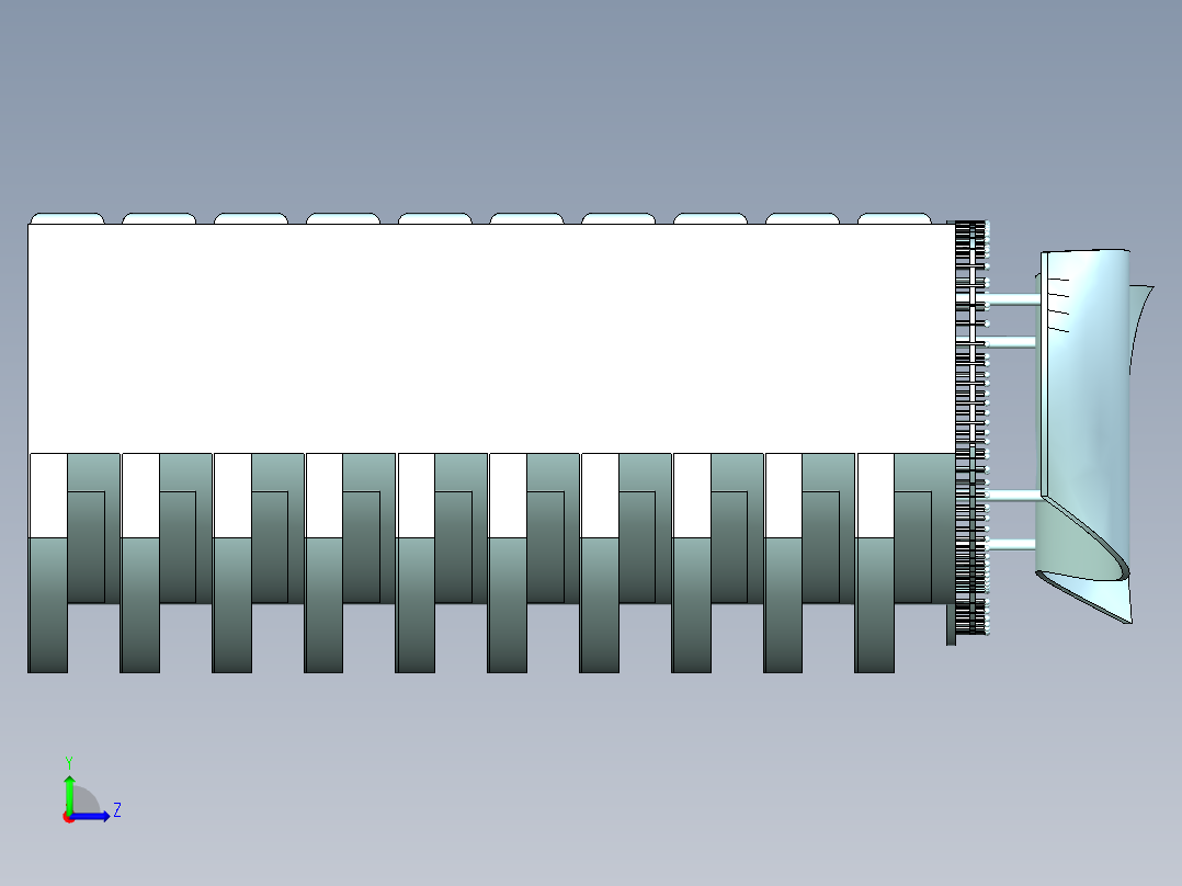 创意大楼左视图