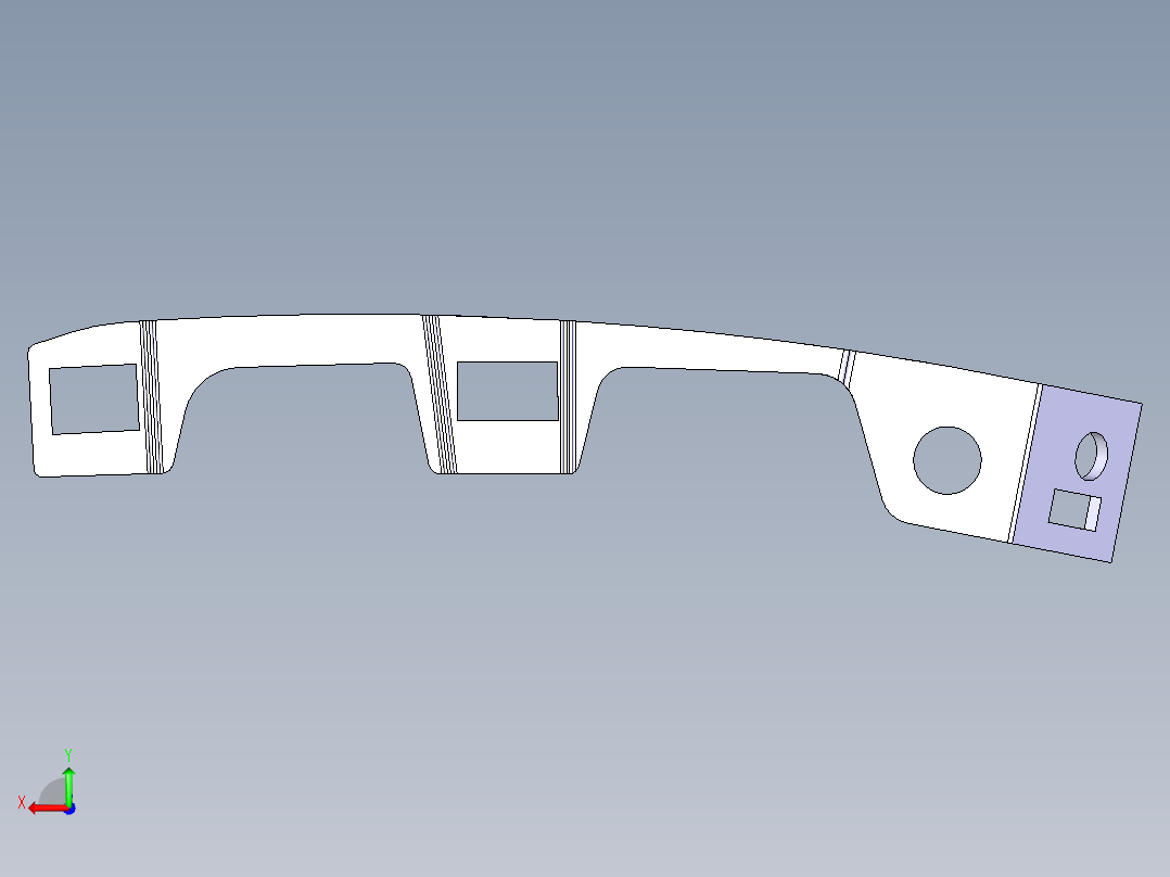 前保险杠DX后视图