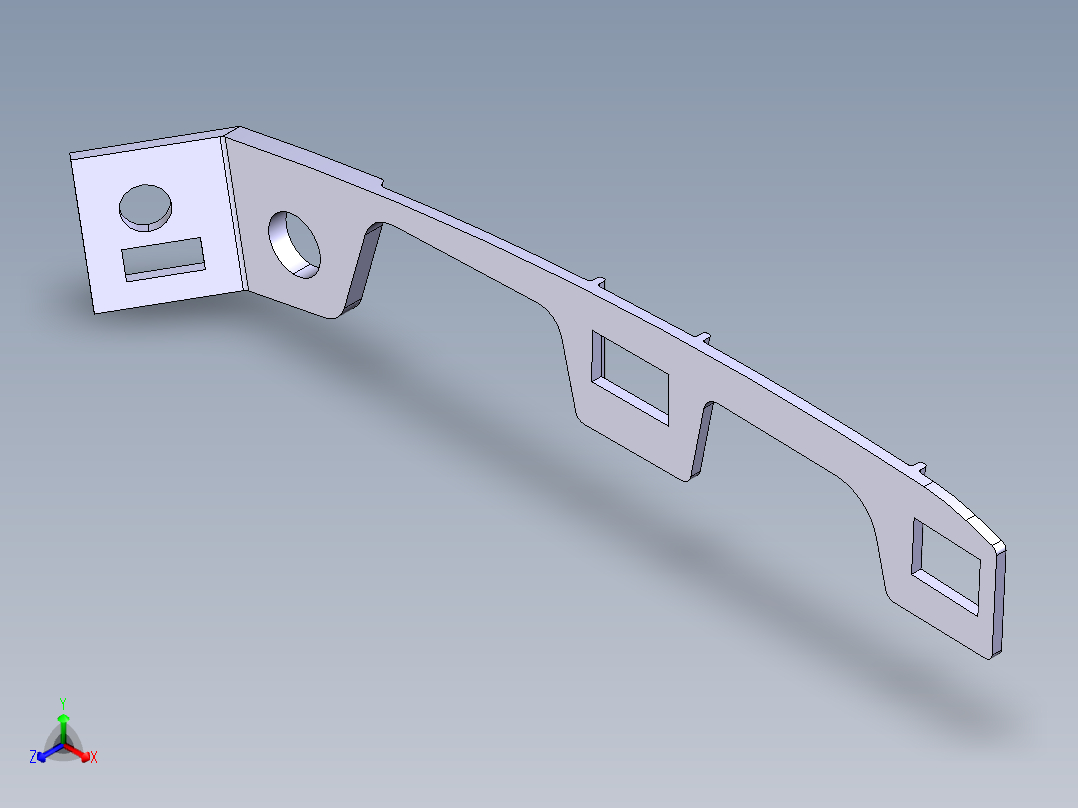 前保险杠DX正等轴测图