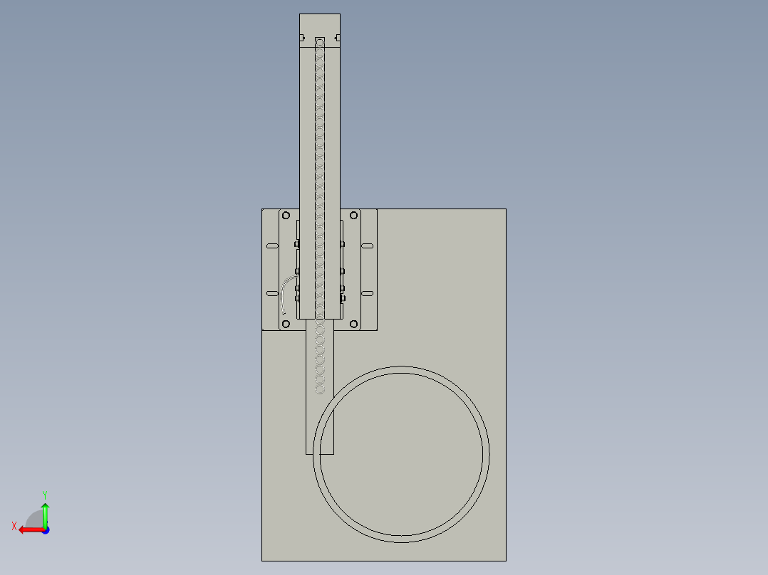 弹药盒O形环自动上料总成后视图