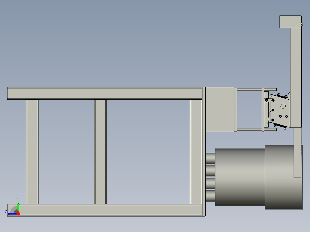 弹药盒O形环自动上料总成右视图