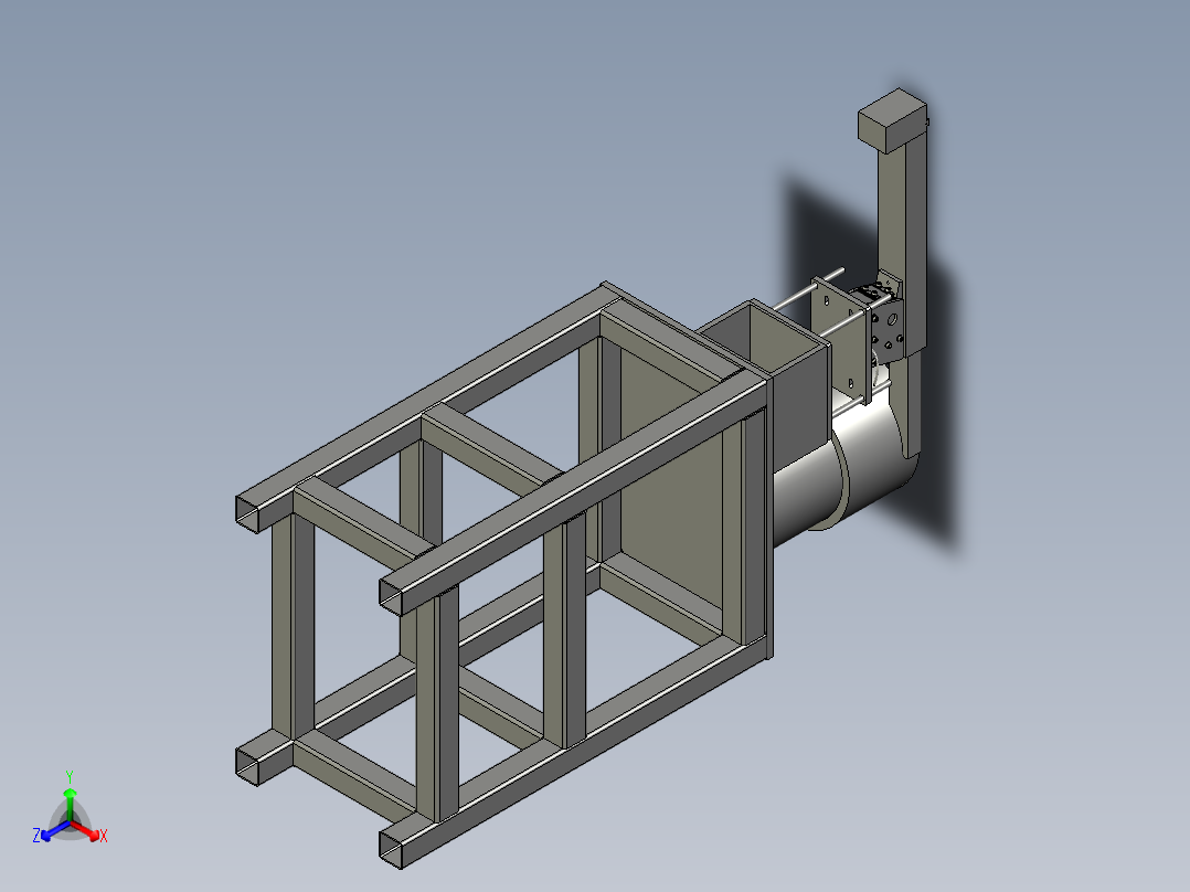 弹药盒O形环自动上料总成正等轴测图