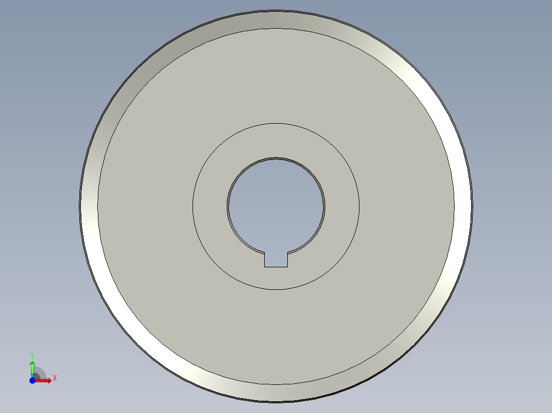 LJ-CJ-624同步轮T10-30齿前视图