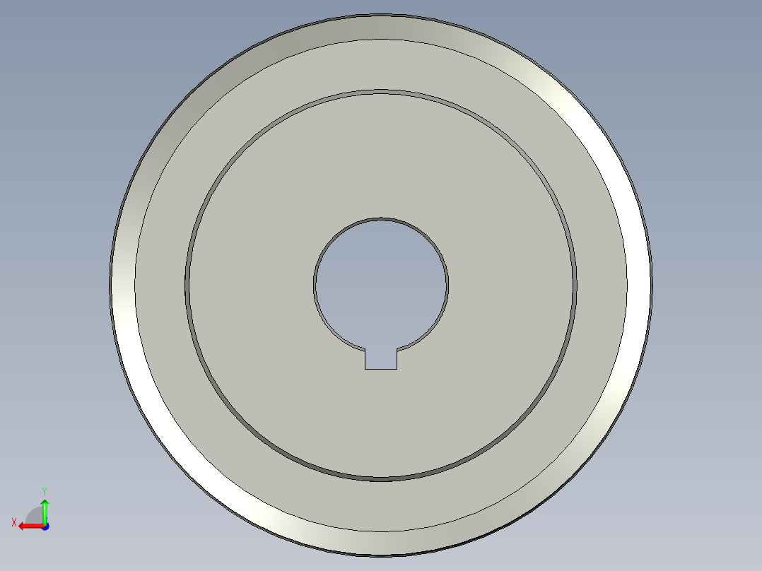LJ-CJ-624同步轮T10-30齿后视图