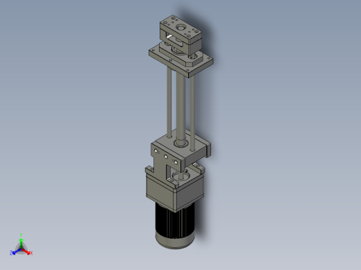 M066-0-小型升降機構-06正等轴测缩略图