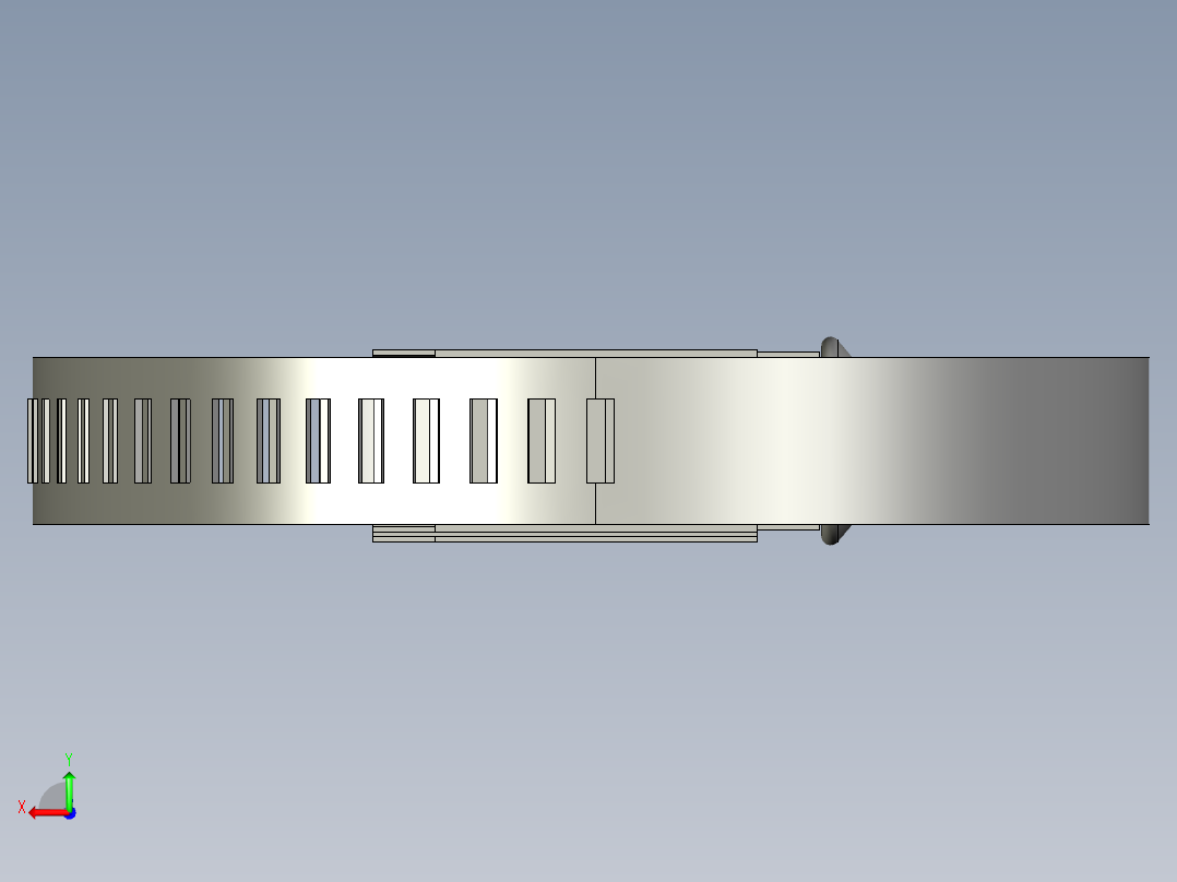 喉箍_机械标JB_T8870-1999后视图