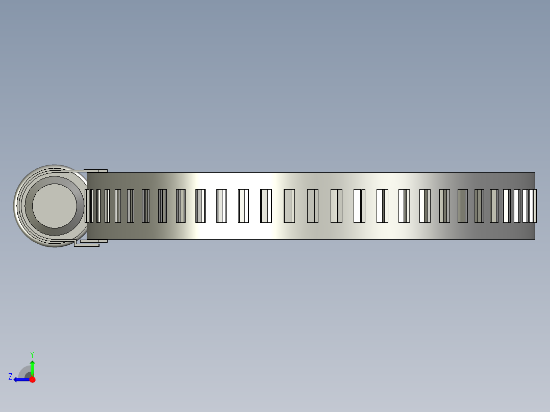 喉箍_机械标JB_T8870-1999右视图