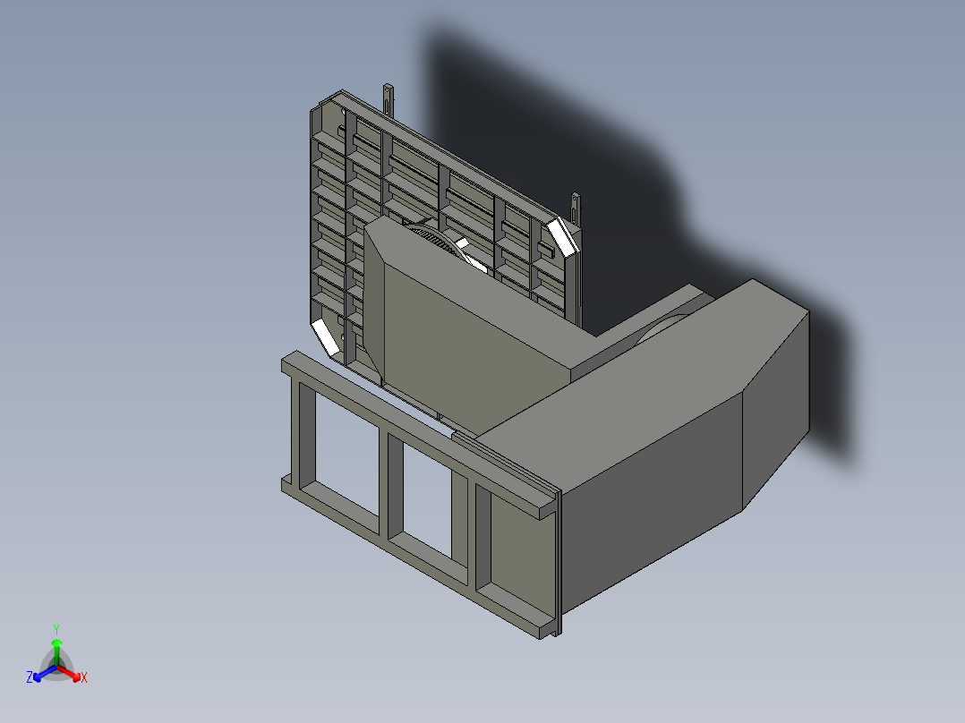 零部件焊接工作站主视图