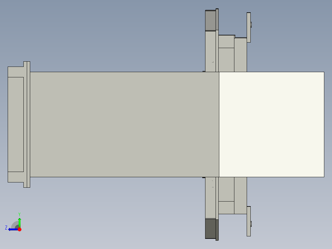 零部件焊接工作站右视图