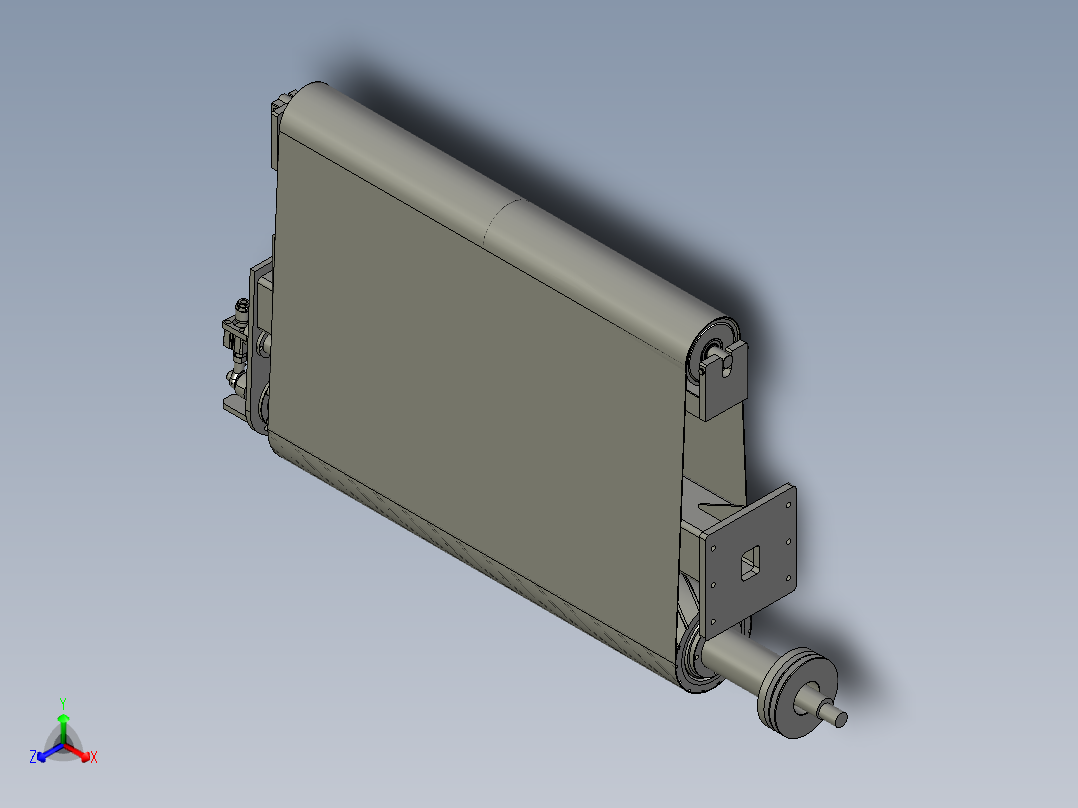 HBM13-01-01-00砂带机头主视图