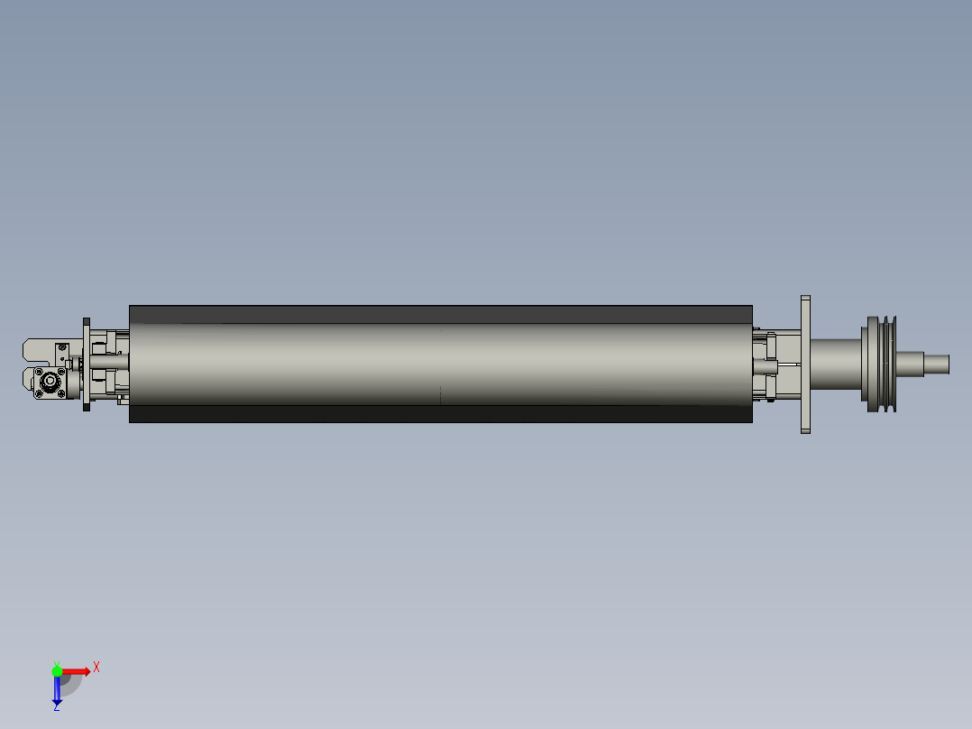 HBM13-01-01-00砂带机头俯视图