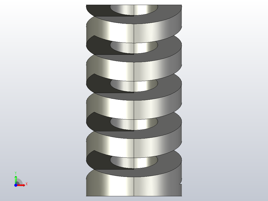 YSWF-D10-L20 弹簧前视图