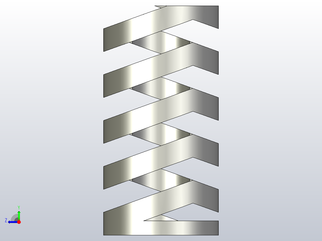 YSWF-D10-L20 弹簧右视图