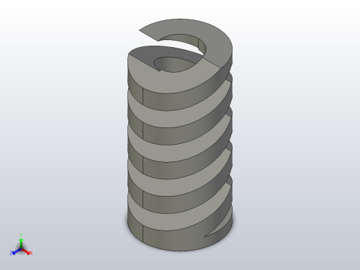 YSWF-D10-L20 弹簧正等轴测缩略图